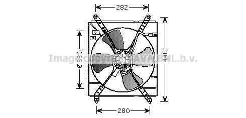 AVA QUALITY COOLING Ventilators, Motora dzesēšanas sistēma TO7519